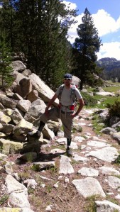 Vall del Madriu, camino de l'Illa. Cerca de Fontverd.