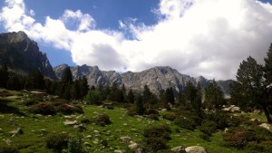 Llegando al Refugio de Riu dels Orris