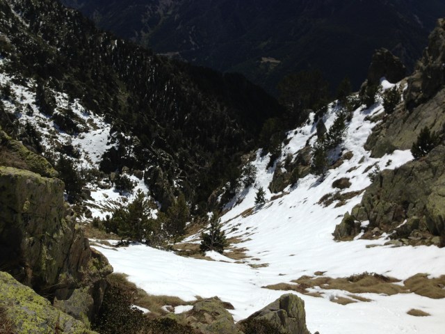 En la arista vemos las canales de la izquierda