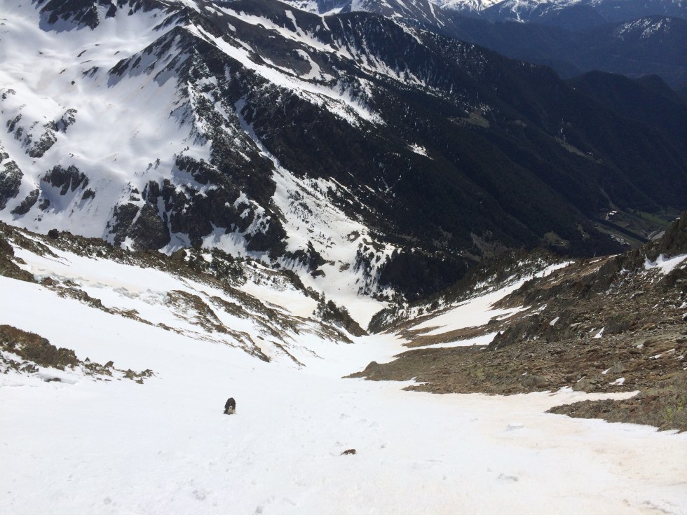 Pic del Comapedrosa por la Canal