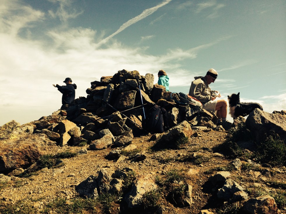 En la Cima del Pico de la Font Blanca