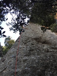 El Faraó de Abaix escalada deportiva el Bruc