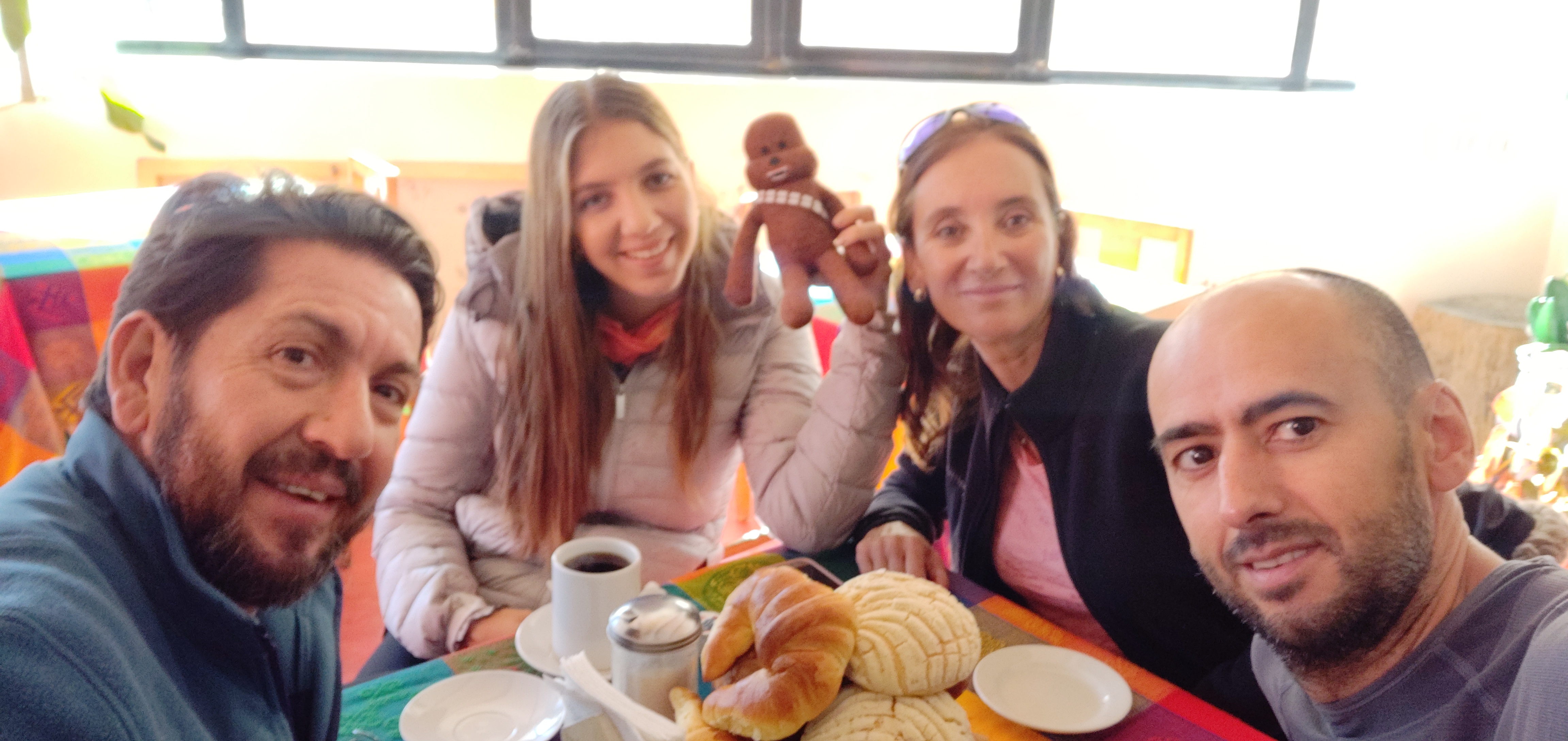 Yuri, Andrea, Chewbacca, Laura, Artur